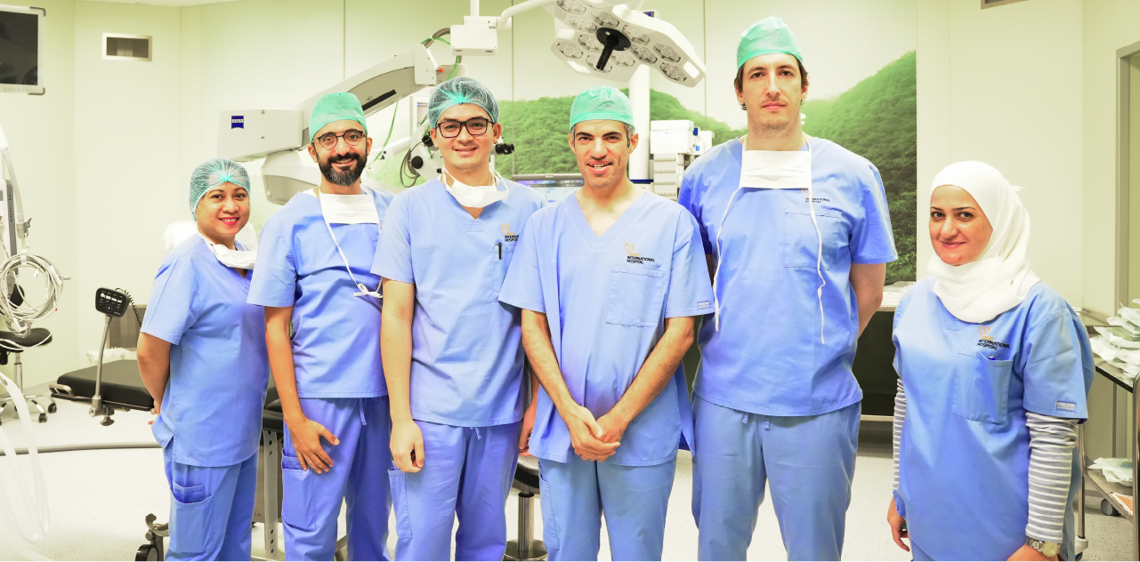 Oman International Hospital successfully performed pediatric cornea transplant